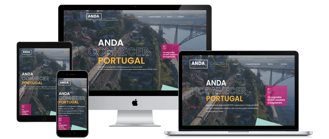 Anda Conhecer Portugal - Project share poster